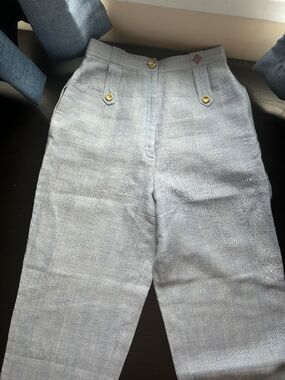 Christian DIOR Linen and Wool-blend Pants